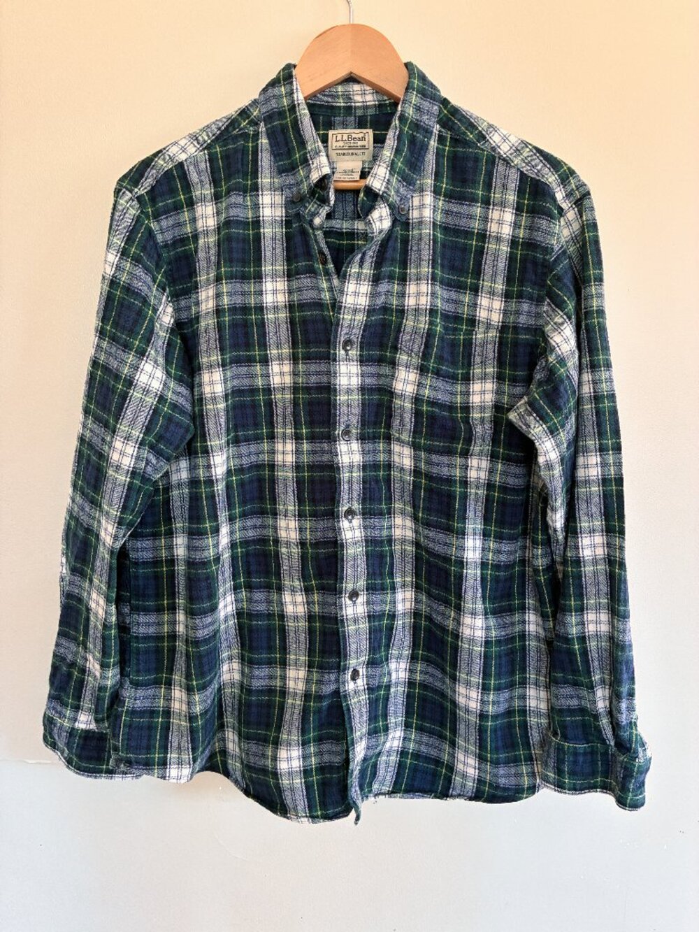 Men's Scotch Plaid Flannel Shirt, Traditional Fit